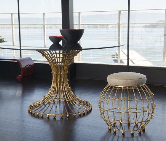 Gilded Cage Dining Seat | Stools | Fisher Weisman