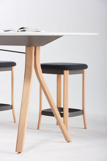 Zones Stacking Low Backless Stool | Pufs | Teknion
