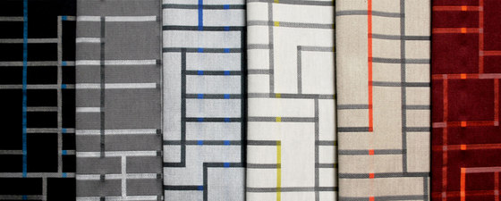 Subdivide | Asphalt | Tejidos tapicerías | Luum Fabrics