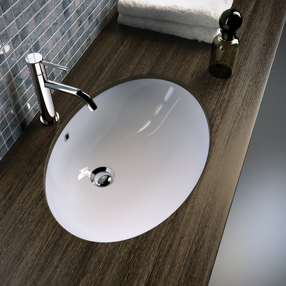 Linea lavabi - Round washbasin over top | Waschtische | Olympia Ceramica