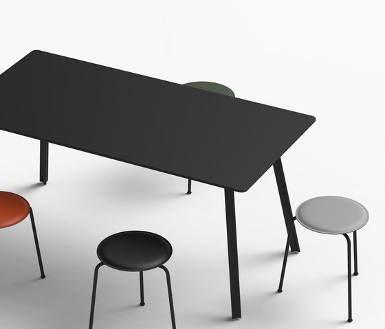 Beam linoleum dining and contract table, rectangular | Tavoli pranzo | Faust Linoleum