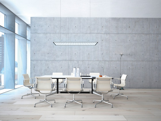 skai LED office pendant light, dimmable | Suspensions | planlicht