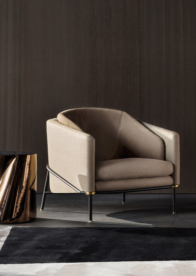 Fil Noir Armchair | Armchairs | Minotti