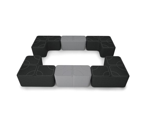 Puzzle 3 seats | Benches | Luxy