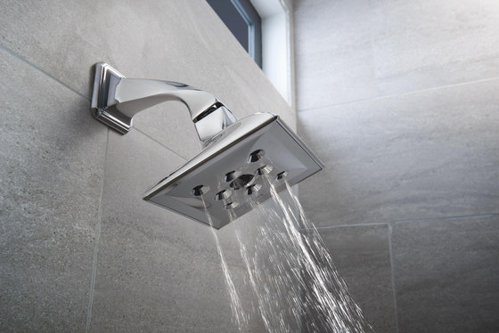 Ceiling Mount Raincan Showerhead with H2Okinetic® Technology | Grifería para duchas | Brizo