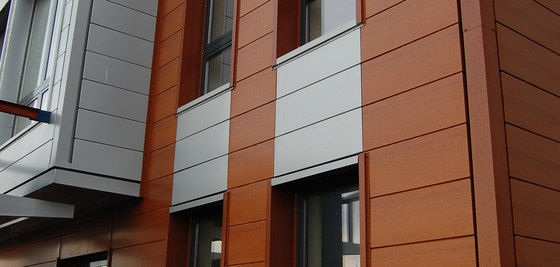 Granite® Impression Wood | Oak Golden | Plaques de métal | ArcelorMittal