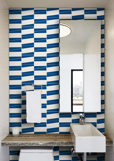Quarter Hex - Blue | Piastrelle ceramica | Granada Tile