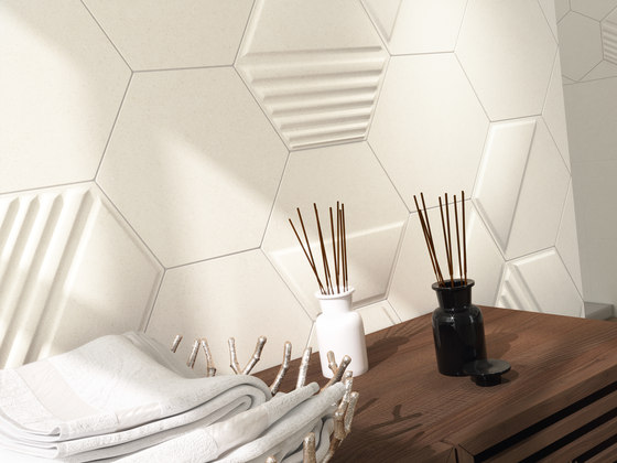 Exa | Exa Medium White | Ceramic tiles | Dune Cerámica