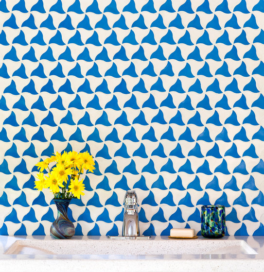 Kite-Blue-White | Beton Fliesen | Granada Tile
