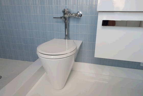 Euro-Urban Toilet Configured for In-Wall Flushing System | WC | Neo-Metro