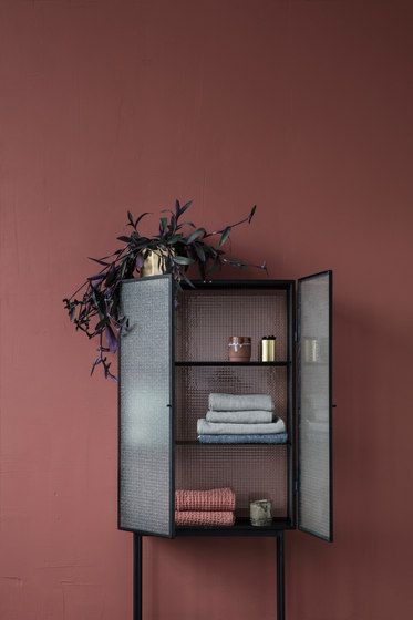 Haze Wall Cabinet - Wired Glass - Black | Armadietti parete | ferm LIVING