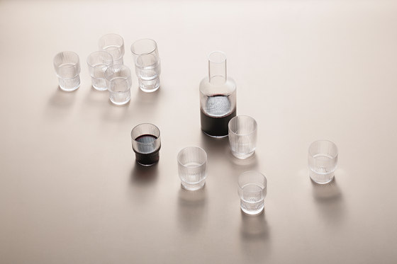 Ripple Long Drink Glasses - Set of 4 - C | Vasos | ferm LIVING