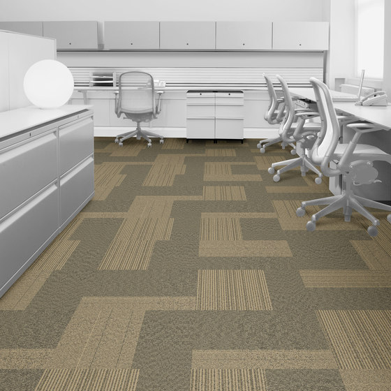 World Woven - ShadowBox Velour Natural variation 3 | Carpet tiles | Interface USA