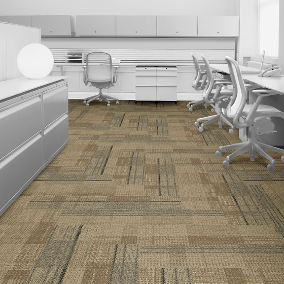 World Woven - Summerhouse Shades Linen variation 7 | Carpet tiles | Interface USA