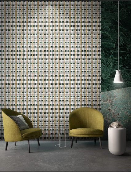 Mosaic Square LINE 12X12 | Type E | Naturstein Fliesen | Gani Marble Tiles