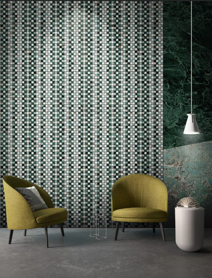 Mosaic Square STRUCTURE 12X12 | Type D | Naturstein Fliesen | Gani Marble Tiles