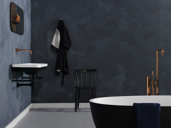 Aim lavabo avec noir soft touch coating | Lavabos | Not Only White