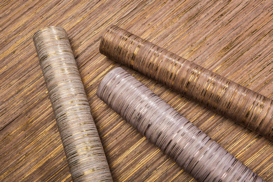 Borneo metallic raffia BOA207 | Tessuti decorative | Omexco