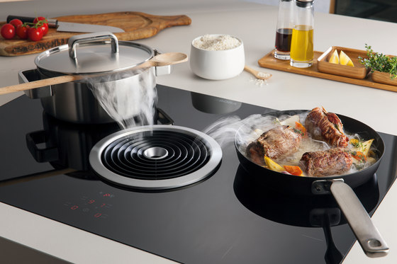 BHA | Hyper glass ceramic cooktop with integrated cooktop extractor | Hobs | BORA