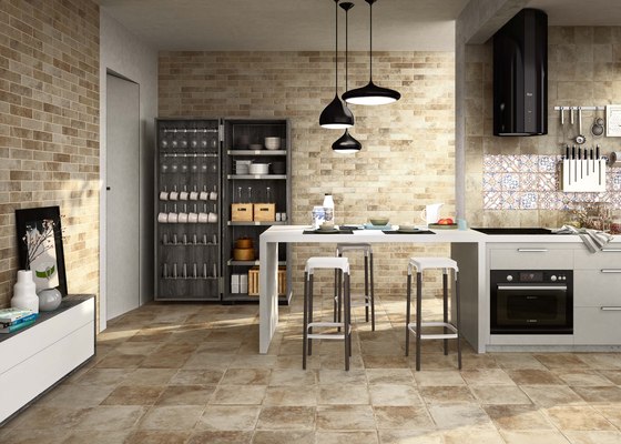 Materia | Decoro Patchwork Mix Cold | Piastrelle ceramica | Novabell