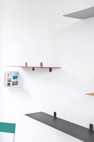 shelf n°3 | brick red | Shelving | valerie_objects