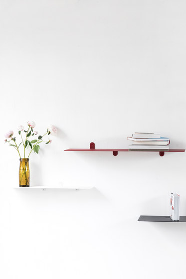 shelf n°3 | brick red | Scaffali | valerie_objects