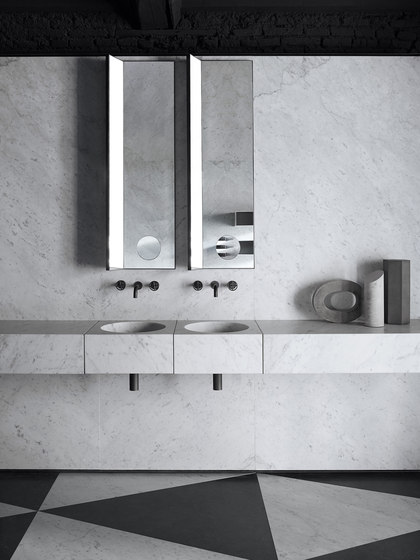 Fontane Bianche Modular trays | Bath shelves | Salvatori