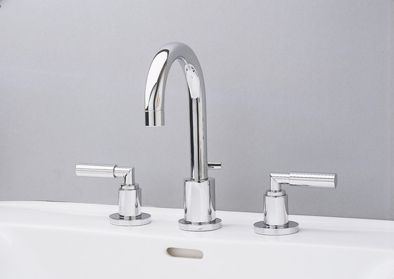 Cliff | 3-hole kitchen mixer, handshower, spout in U by rvb