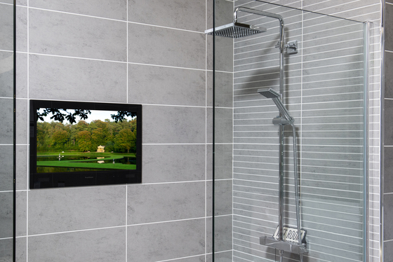 Professional 55" Bathroom TV Mirror Finish by ProofVision