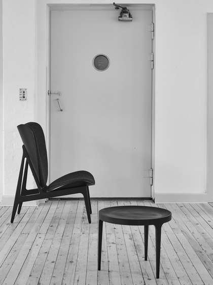 Elephant Chair, Black / Wool: Coal Grey 068 | Sessel | NORR11
