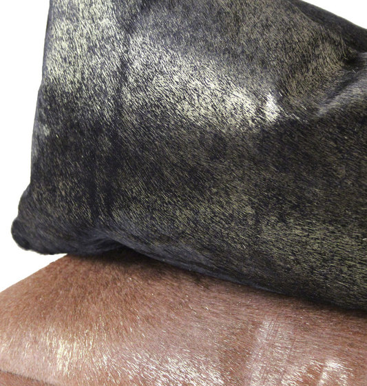 Vail Metallic Hide Pillow | Coussins | Pfeifer Studio