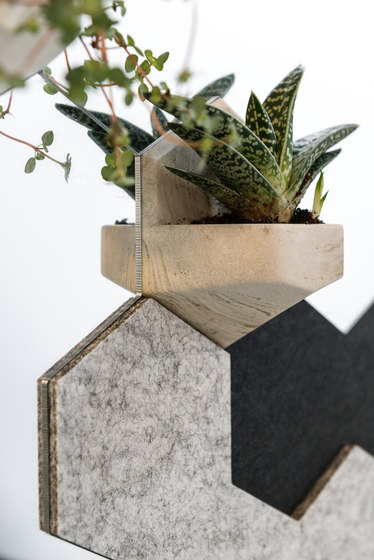 MonoPlanter | Concrete Dark Grey | Pots de fleurs | Valence Design