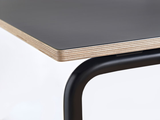 Tube Fold Counter - folding table - round corner | Tavoli alti | Randers+Radius