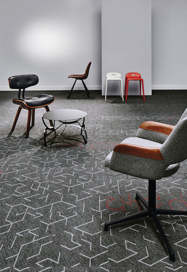 Flotex Planks | Triad mint | Carpet tiles | Forbo Flooring
