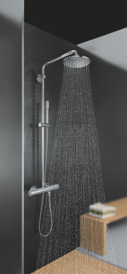 Rainshower® System 210 Shower system with thermostat and side showers | Shower controls | GROHE