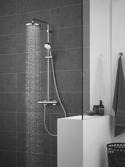 Tempesta Cosmopolitan System 210 Duschsystem mit Thermostatbatterie für die Wandmontage | Duscharmaturen | GROHE