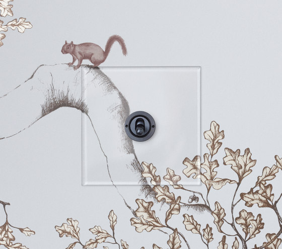 Invisible Lightswitch® with Antique Bronze dolly | Interrupteurs à levier | Forbes & Lomax