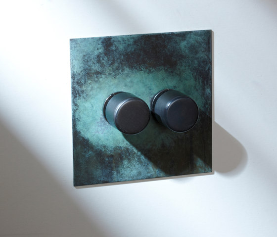 Invisible Lightswitch® with Nickel Silver rotary dimmer | Drehschalter | Forbes & Lomax
