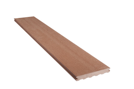 Elegance | Embossed Decking Board - Exotic brown | Pavimentos | Silvadec
