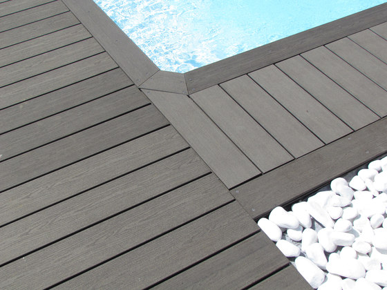Elegance | Grooved Decking Board - Anthracite grey | Flooring | Silvadec