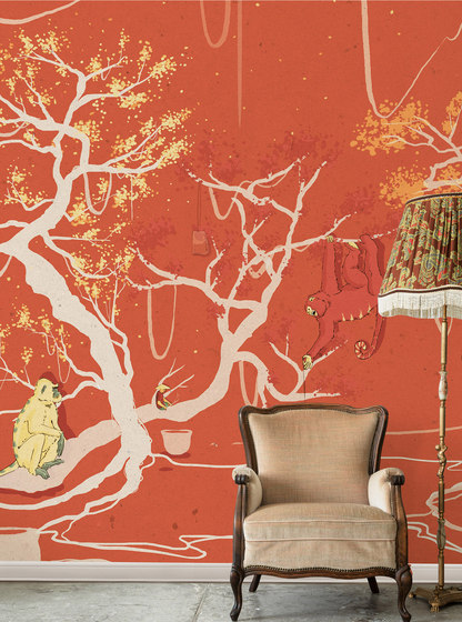Il giardino delle bertucce | Wall coverings / wallpapers | WallPepper/ Group
