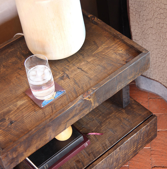 Durango Solid Wood Bedside Table | Comodini | Pfeifer Studio