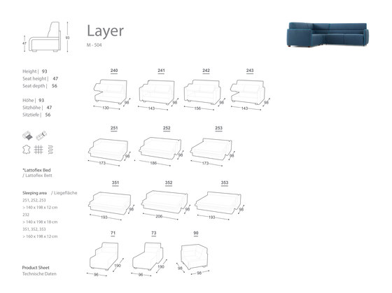 Layer Sofa Bed | Sofás | Extraform