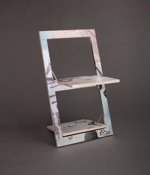 Fläpps Folding Chair | Baum/Baum Gelb | Chairs | Ambivalenz