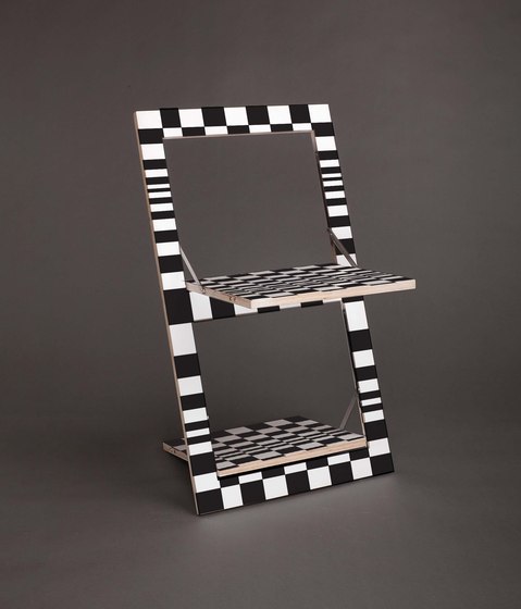 Fläpps Folding Chair | Criss Cross Green | Sedie | Ambivalenz