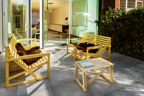 Patiobench 2-3 Yellow | Benches | Weltevree