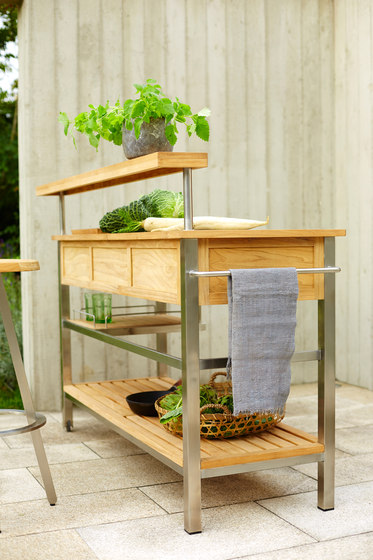 Butler Kitchen Trolley | Compact outdoor kitchens | solpuri