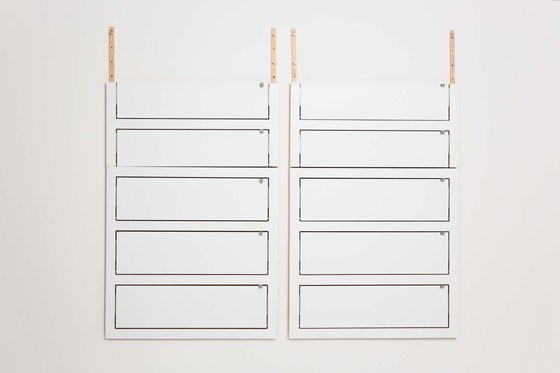 Fläpps Shelf 80x40-2 | White | Shelving | Ambivalenz