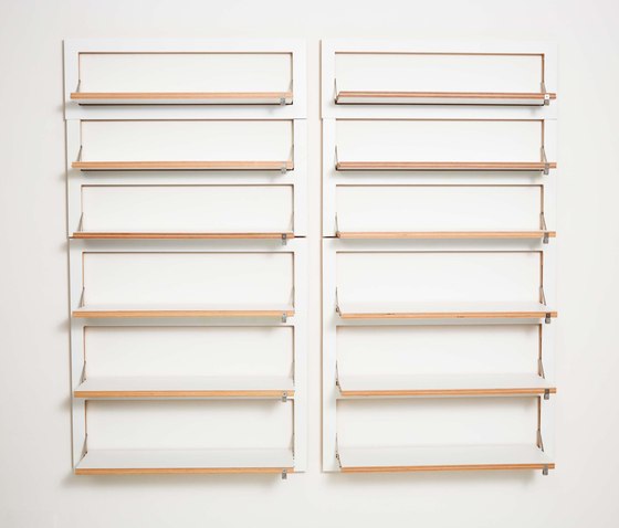 Fläpps Shelf 80x40-2 | White | Scaffali | Ambivalenz