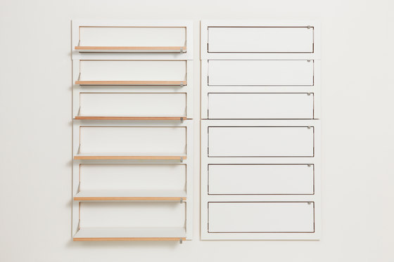 Fläpps Shelf 80x80-3 | White | Shelving | Ambivalenz
